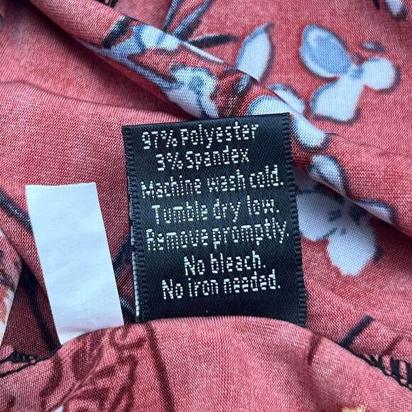 Lildy Pants Women Large Boho Festival Style Floral Casual Summer Wide Slit Leg - Picture 14 of 14